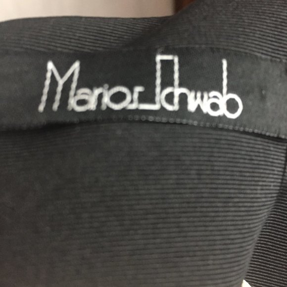 NWT Marios Schwab Satin Ruffle Rodin Dress - Picture 8 of 8